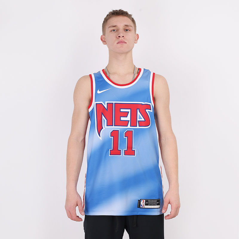 мужская голубая майка Nike Brooklyn Nets Classic Edition 2020 Swingman Jersey CQ4253-403 - цена, описание, фото 3